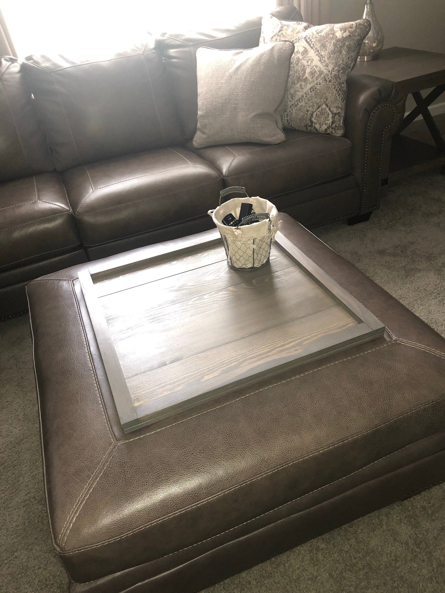 Square Ottoman Tray / Table Top