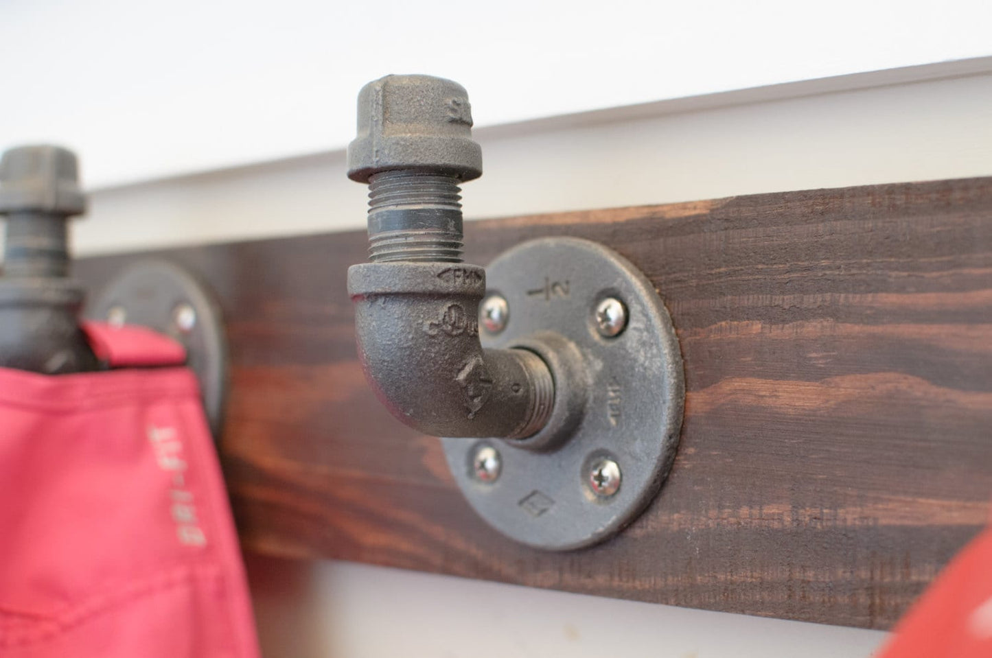Rustic Pipe Coat/Hat Rack
